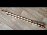 Bild 6: Wallhanger im Vergleich mit einem 11/32&quot;-Turnierpfeil