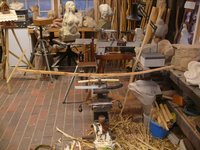 ...und mit dem Ziehmesser in eine annähernde Bogenform gebracht.