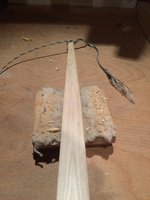 Schadstelle am Ende des oberen WA