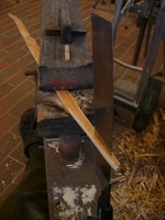 Bogenenden einsägen...