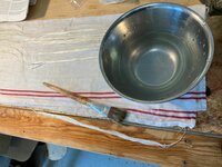 Sehnenbündel vorbereiten: Einweichen, auskämmen, bereitstellen