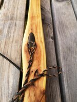 Sehne: 12 Strang Dacron selbst flämisch gespleißt.