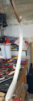 abgeklebt und Dicken notiert