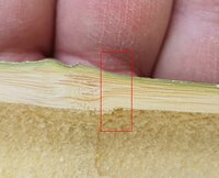 Bruchbereich Nodie.JPG (673.99 KiB) 8158 mal betrachtet Der Bruchbereich an der Nodie. Ich kann keine Auffälligkeit entdecken.