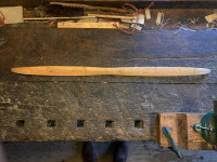 Bauchseite nach dem Hobelbanktillern.