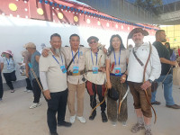Germany traditional Archery Team,<br />德国传统箭术队<br />With wonderful reinforcements from Kazakhstan, Mongolia and Thailand.