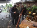 ...der Rabe trotzdem zeigen mußte, wo´s nun langgeht...