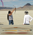 Davids-Bow-All-smaller.jpg (63.9 KiB) 4658 mal betrachtet David Brunetta's genius Skele-Tip Bow, winning a new world record in the 50# primitive composite class of 347 yards plus 1 foot!!!