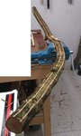 Das grobe Layout aufm Rücken